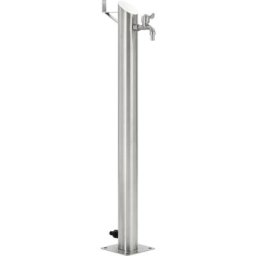 Vidaxl - Colonne à eau de jardin ronde Acier inoxydable 95 cm Argent