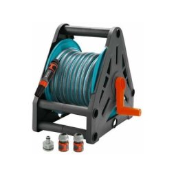 Gardena - Enrouleur portable de tuyau d'arrosage équipé de 15 m. de tuyau + accessoires