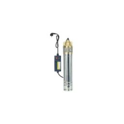 Ribiland - Pompe immergée inox 750 w, 60 m 1 turbine laiton avec tableau électrique