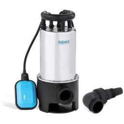 Pompe De Jardin Évacuation Vide-Cave Automatique 1100 w 16000 l/h Inox Plastique - Blanc, Beige