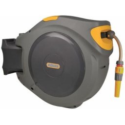 Hozelock - Dévidoir automatique à fixation murale - 40 mètres - Gris