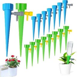 15 Pcs Irrigation Goutte à Goutte Kit,Goutte à Goutte Bouteille，Arrosage Plantes Automatique