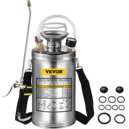 Vevor - Pulvérisateur Acier Inoxydable Pulvérisateur à Pompe Manuelle Capacité 6 l