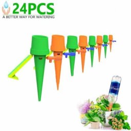 Kits d'arrosage automatiques Goutte à goutte-24 pièces -Arrosage Réglable-Bouche de Bouteille d'eau