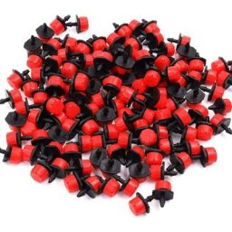 100pcs Arroseurs d'arrosage réglables Kits de système d'irrigation goutte à goutte Micro Flow Drip
