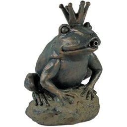 Ubbink - Fontaine de jardin à cracheur Grenouille roi bronze and anthracite