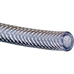 Pvc Schlauch mit Gewebe Ø6 x 12 mm 163286 6 mm Marchandise vendue au mètre transparent Tuyau