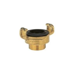 Gardena - Pièce filetée à raccordement rapide 07112-20 laiton attelage à griffes, 20,96 mm (1/2)