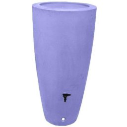 Plast'up Rotomoulage - pot conique recuperateur eau de pluie aerien r&c 200L-Lavande-121cm - Lavande