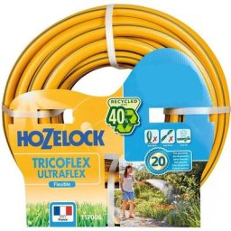 Tuyau d'arrosage anti torsion et flexible Tricoflex Ultraflex diamètre 19mm 50m