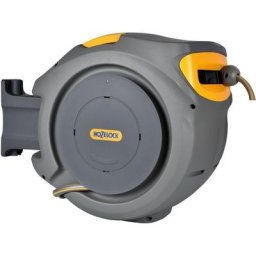 Dévidoir automatique à fixation murale - Auto Reel 30m Hozelock Garantie 5 ans - Gris
