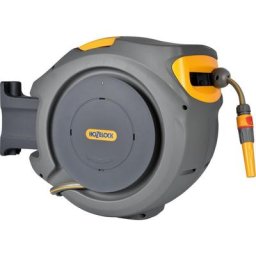 Dévidoir automatique à fixation murale - Autoreel 25M Hozelock Garantie 5 ans - Gris