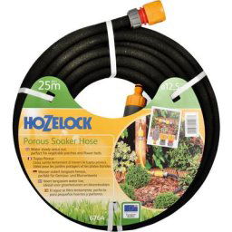 Tuyau d'arrosage automatique Tuyau Poreux diam 13mm - 25m Hozelock Garantie 2 ans - Noir