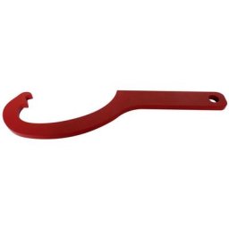 Clé Tricoise en acier renforcé revêtue Epoxy rouge pour raccord pompier - DN65 à DN150