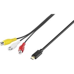 Speaka Professional - av Convertisseur [usb - Cinch-RCA] 648 x 480 Pixel - noir