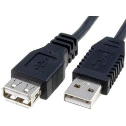 Digitus - Câble usb usb 2.0 usb-a mâle, usb-a femelle 1.80 m noir AK-300202-018-S X46744