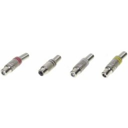 Tru Components - Cinch/RCA femelle, droit TRU-30K106 1601059 Nombre de pôles (num): 2 mono rouge,