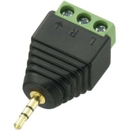 Tru Components - Jack 2.5 mm mâle, droit LT-PJ-2.5 737601 Nombre de pôles (num): 3 stéréo noir 1