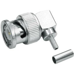 J01002A1356 J01002A1356 Connecteur bnc mâle, coudé 75 ω 1 pc(s) - Telegärtner