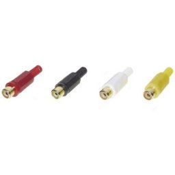 Cinch/RCA femelle, droit TRU COMPONENTS TRU-30K104 1601053 Nombre de pôles (num): 2 mono rouge,