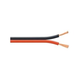5 m Cable scindex méplat rouge-noir 2,5 mm2