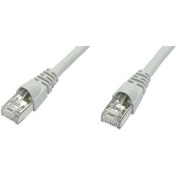 Câble de raccordement réseau informatique RJ45 Telegärtner L00005A0027 cat 6a s/ftp gris 10.00 m