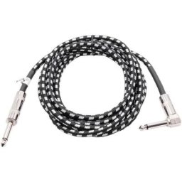 vhbw 3m Câble de guitare Jack AUX 6,35mm compatible avec tous les appareils ayant une interface