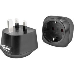 Ansmann Adaptateur de voyage eu to uk (1 pce)