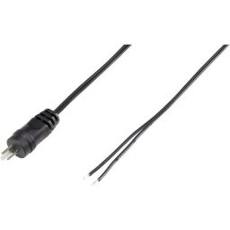Fiche haut-parleur mâle, droit VOLTCRAFT CX034-01M 93015c94 Nombre de pôles (num): 2 noir 1 pc(s)