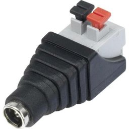 Tru Components - QT-DC2.1F Elément de liaison pour courant faible femelle, droit 5.5 mm 5.5 mm 2.1