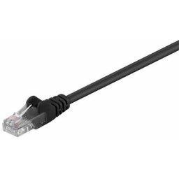 Deltaco utp Cat5e - Câble réseau (10 m, RJ-45, RJ-45, noir)