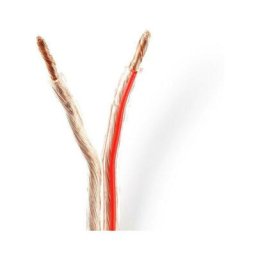 Câble de Haut-Parleur 2x 4,00 mm2 100 m Gaine Transparent - Nedis
