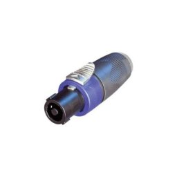 Adaptateur pour haut-parleur Neutrik NA4LJX Speakon mâle - Jack mâle 6.35 mm mono 1 pc(s) - noir