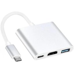 Adaptateur usb c vers hdmi Câble hub 4K 60Hz usb 3.0 Type numérique av Multi Port tv Macbook