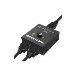 Commutateur hdmi, adaptateur hdmi Splitter 4K bidirectionnel 2 entrées 1 sortie ou commutateur 1