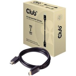 Hdmi Câble de raccordement Fiche mâle hdmi-a, Fiche mâle hdmi-a 3.00 m noir CAC-1373 ignifuge Câble