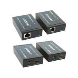 Trade Shop - Hdmi Extender Ethernet Ethernet Cable Sa Sur Cat5e Cat6 60 Mètres Hdmi 3d 1080p -