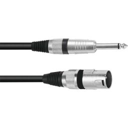 Omnitronic - 3022519B xlr Câble adaptateur [1x xlr mâle 3 pôles - 1x Jack mâle 6,3 mm (mono)] 2.00