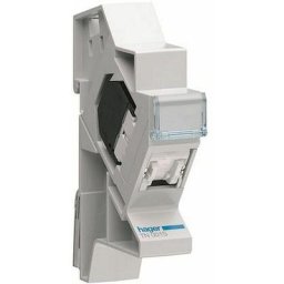 Hager - Connecteur RJ45 catégorie 5e pour Grade 1 + support modulaire (TN001S)
