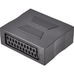 Speaka Professional - péritel tv, récepteur Adaptateur [1x péritel femelle - 1x péritel femelle]