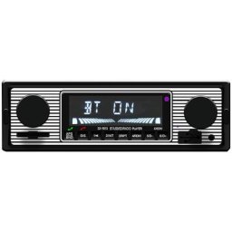 Bt Vintage Radio Lecteur Mp3 Stereo Usb Aux Classique Voiture Stereo Audio u Disque
