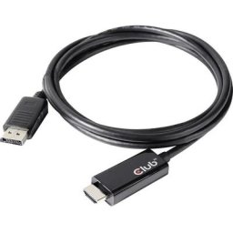 DisplayPort / hdmi Câble adaptateur Fiche mâle DisplayPort, Fiche mâle hdmi-a 2.00 m argent
