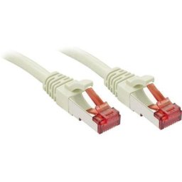 47710 RJ45 Câble réseau, câble patch cat 6 s/ftp 20.00 m gris avec cliquet dencastrement 1 pc(s)