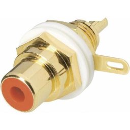 Cinch/RCA embase femelle, verticale BKL Electronic 0101164-C Nombre de pôles (num): 2 blanc 1 pc(s)