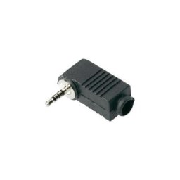 Jack 2.5 mm Bkl Electronic 1107016 mâle coudé nombre de pôles: 4 stéréo noir 1 pc(s)