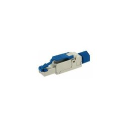 Plug rj45 - ip20 - 10g - class ea - blindé - gigamédia plugit10g - Argent