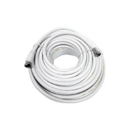 Bobine Engel axil de 20m de câble coaxial blanc avec f