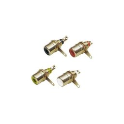 Cinch/rca Embase Femelle Tru Components Tc-2501074 Nombre Total De Pôles: 2 Mono Jaune, Rouge,