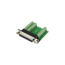 Tru Components - sub-d femelle Nombre de pôles (num): 25 DSUB25F-27TB-3 1282791 90 ° raccord à vis