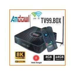 Trade Shop - Décodeur Tv Box Android 12 Tv99.box 4 Go Ram 64 Go Rom Ultra Hd 8k Media Player -